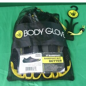 Body Glove 3T Barefoot Cinch Mens Water Shoes Black Yellow US 9 3-Toe Design